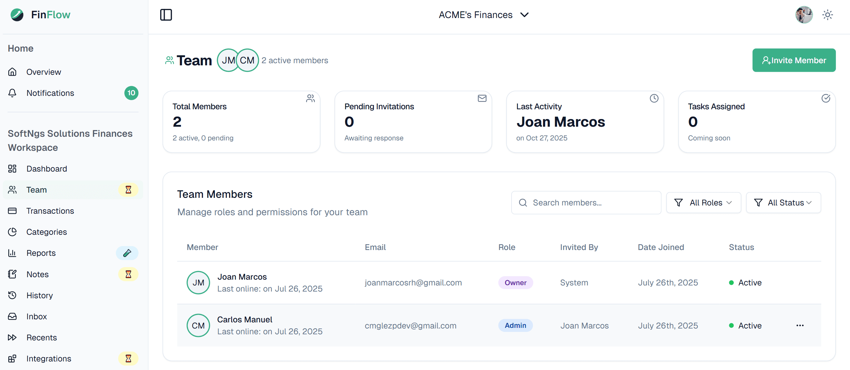 FinFlow Application thumbnail 3